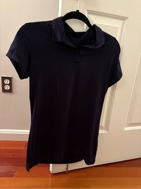 Classic Women's Navy Polo Top
